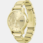 Boss Men Round Gold watch