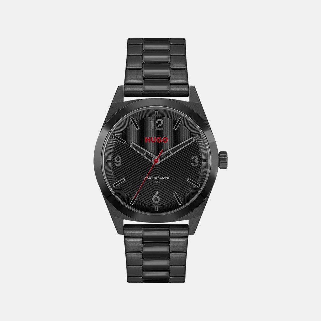 Boss Round Black Analog watch