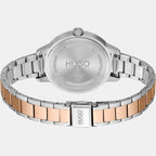 Boss Women Round Rose Gold watch
