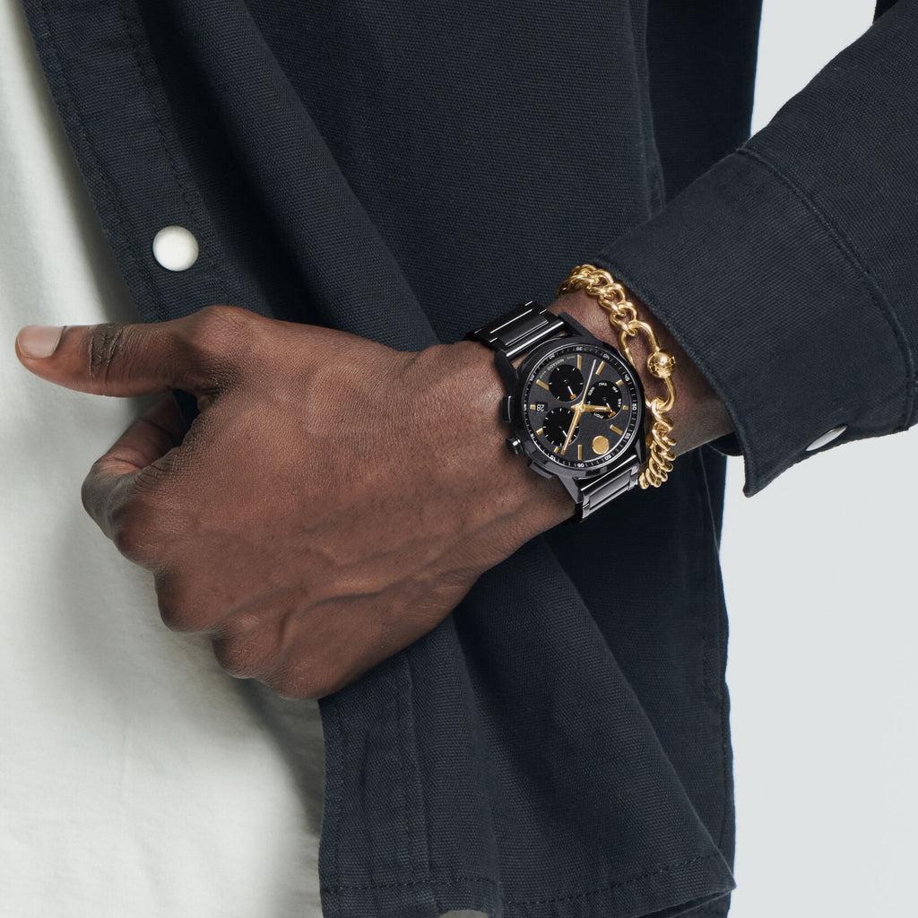 Movado Stainless Steel Round watch