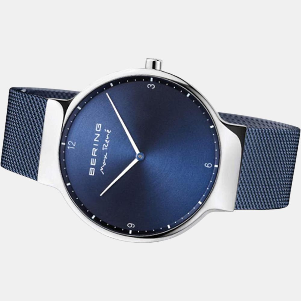Bering Men Round Blue watch