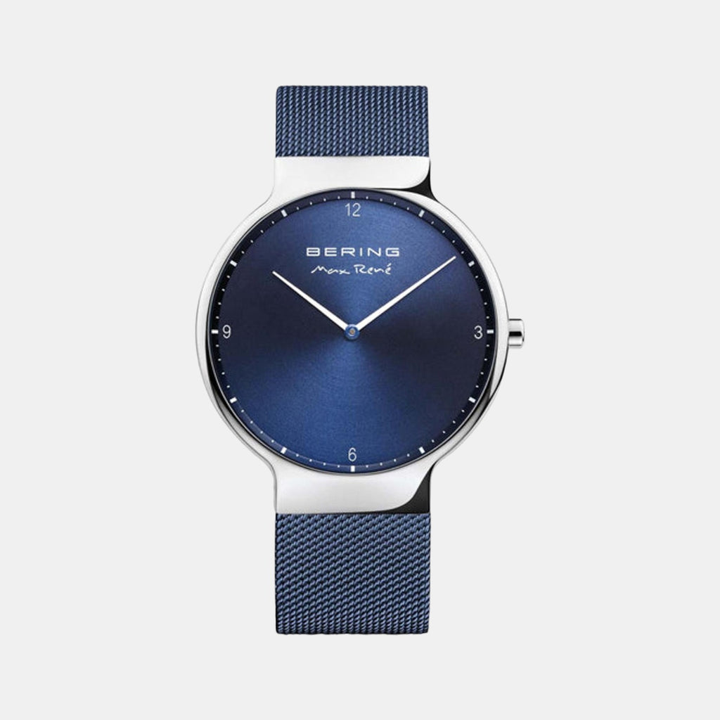 Bering Round Blue Analog watch