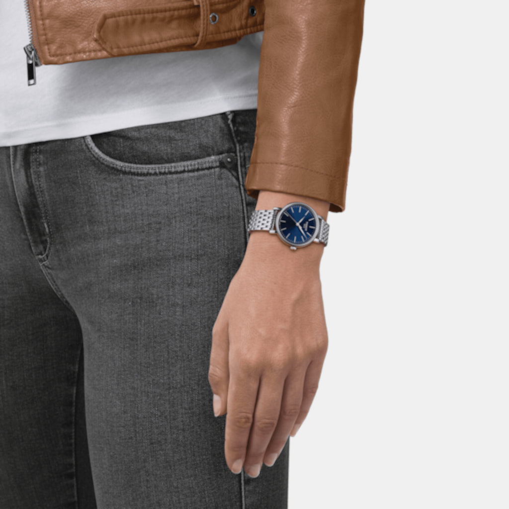 Tissot Unisex Round Blue watch