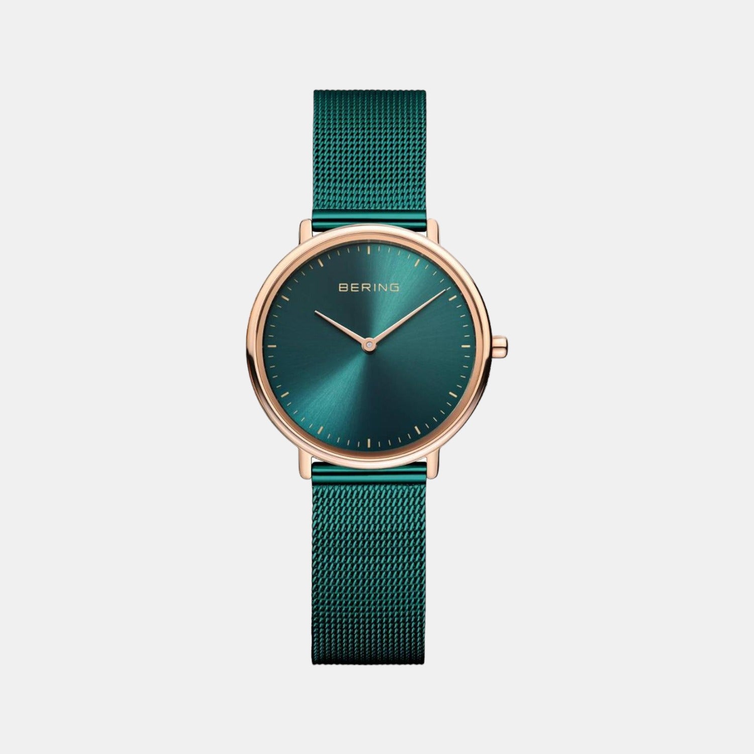 Female Green Analog Stainless Steel Watch 15729-868