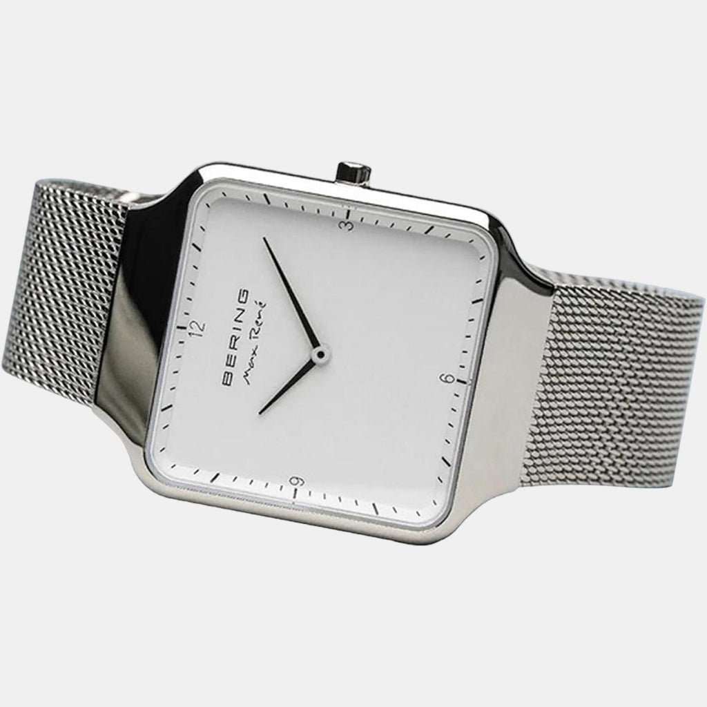 Bering Women Rectangular White watch