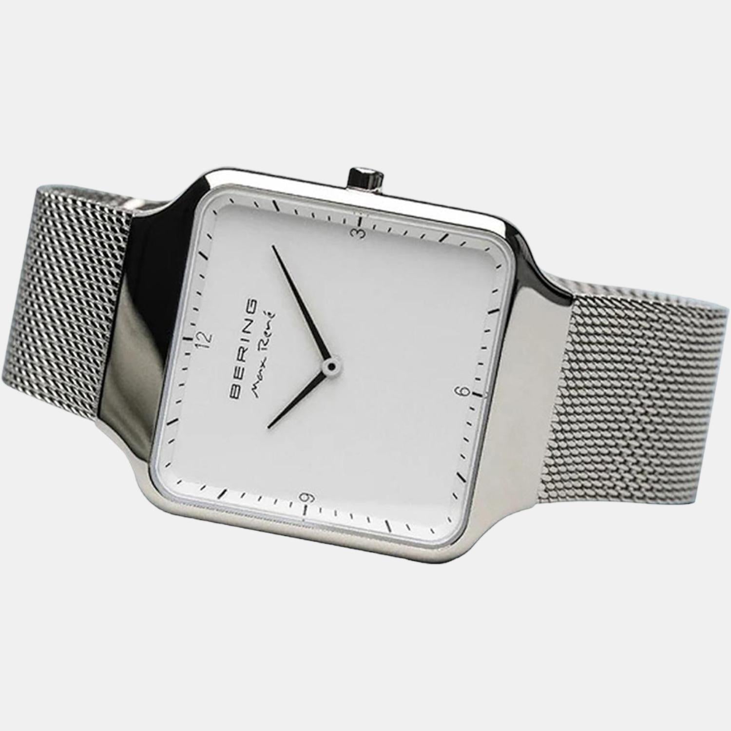 Bering Women Rectangular White watch