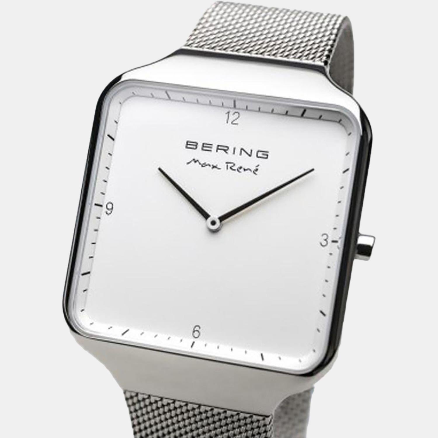 Bering Stainless Steel Rectangular watch