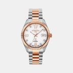Male White Analog Stainless Steel Automatic Watch 981661 47 29 90