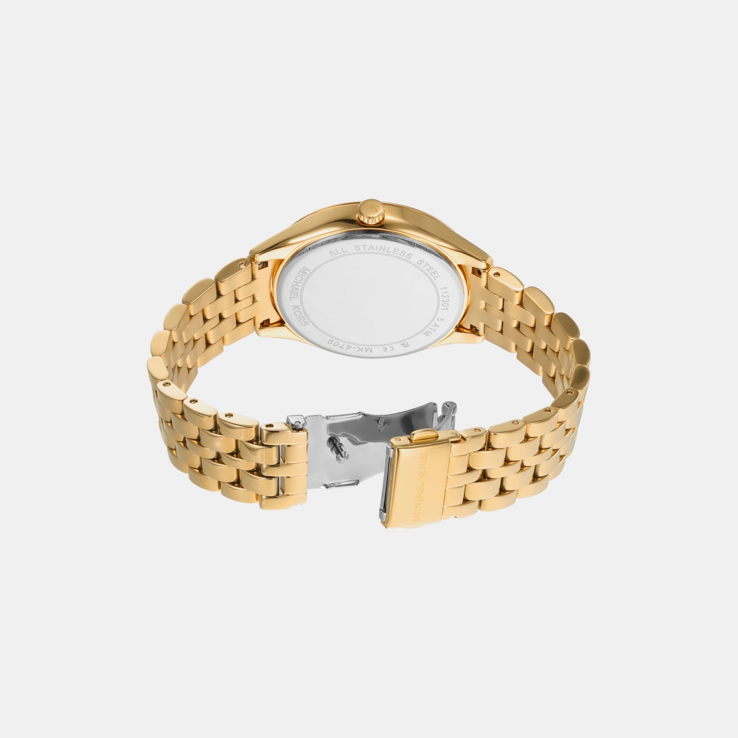 Women's Gold Analog Stainless Steel Watch MK4709