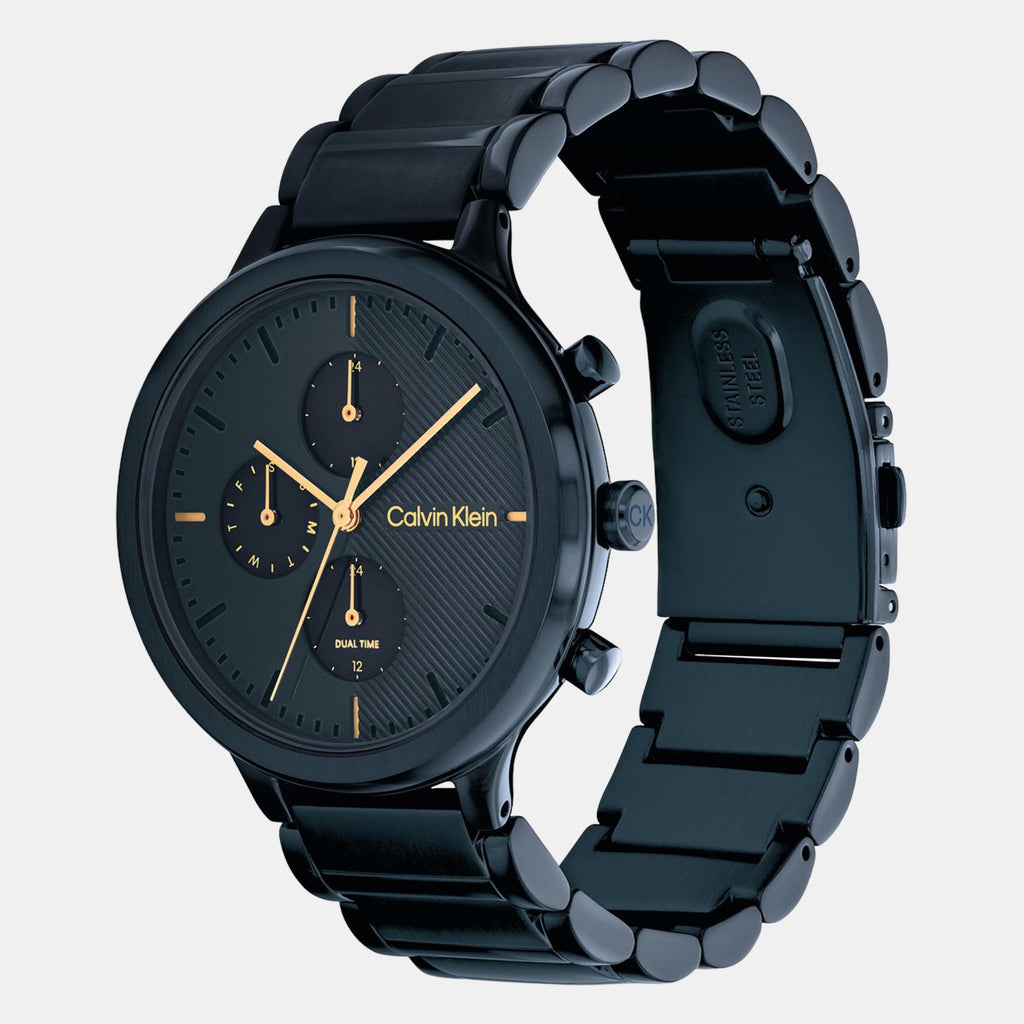 Energize Women Quartz Black Dial Chronograph Stainless Steel Watch 25200242