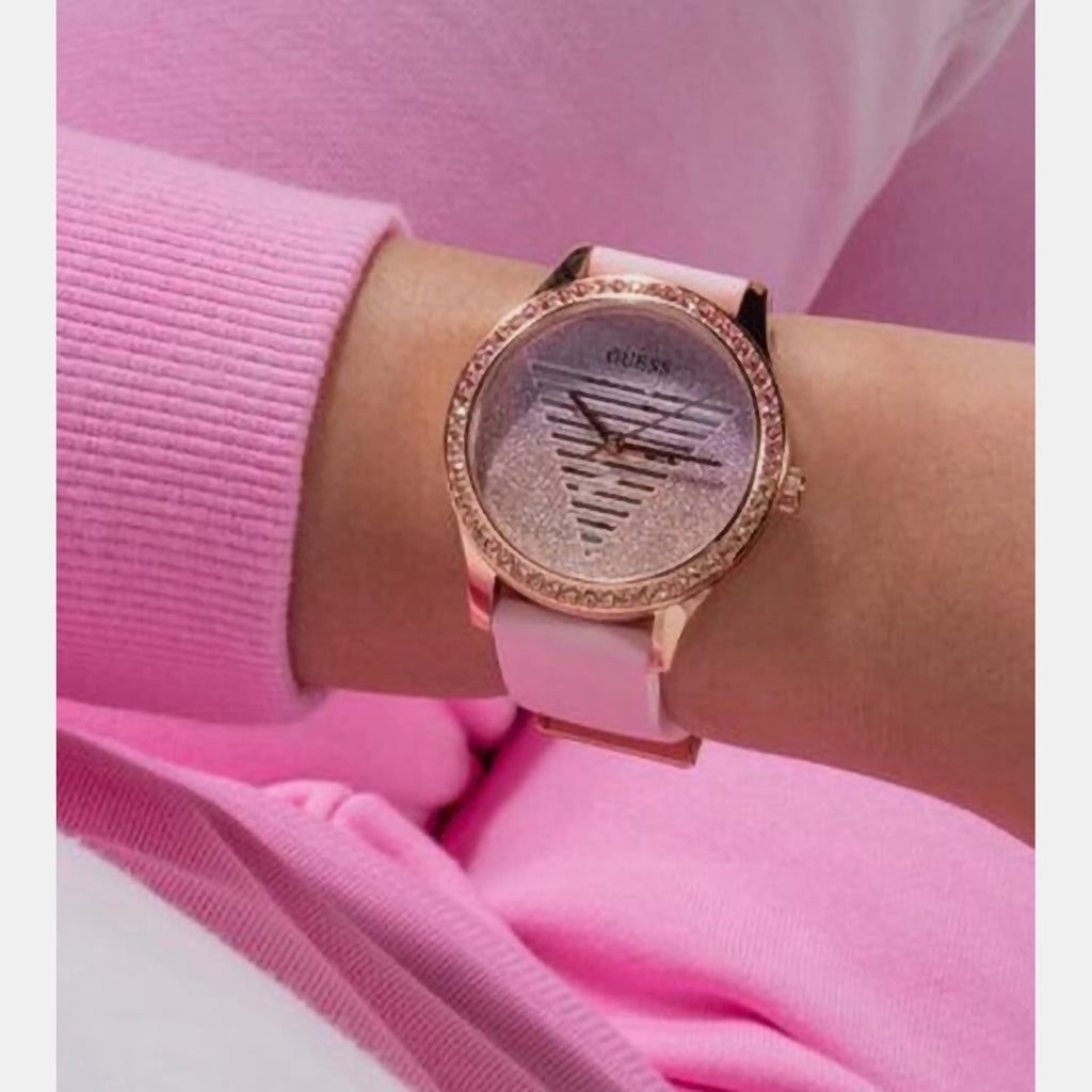 Guess Women Round Gold watch