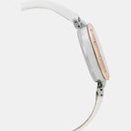 Sheen Women Quartz Silver Dial Chronograph Leather Watch SX226