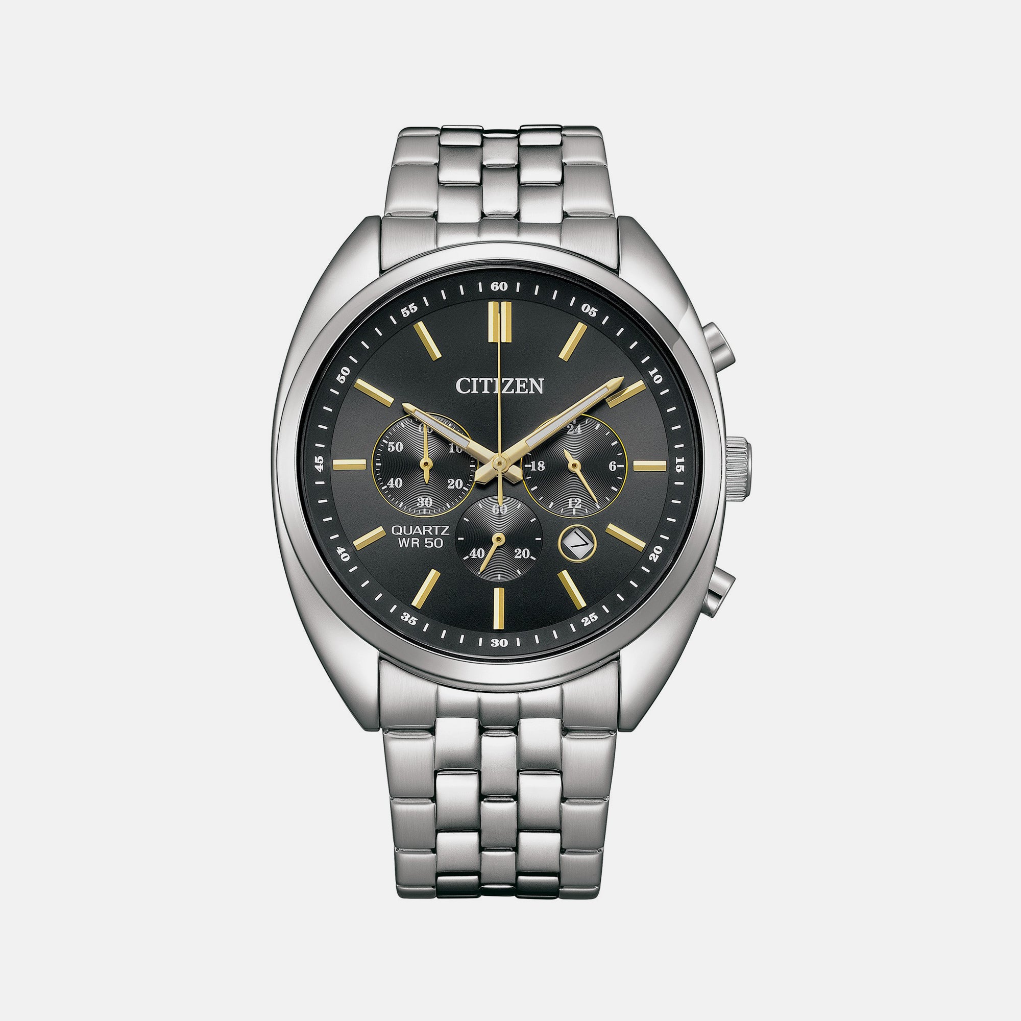 Citizen Round Black Chronograph watch