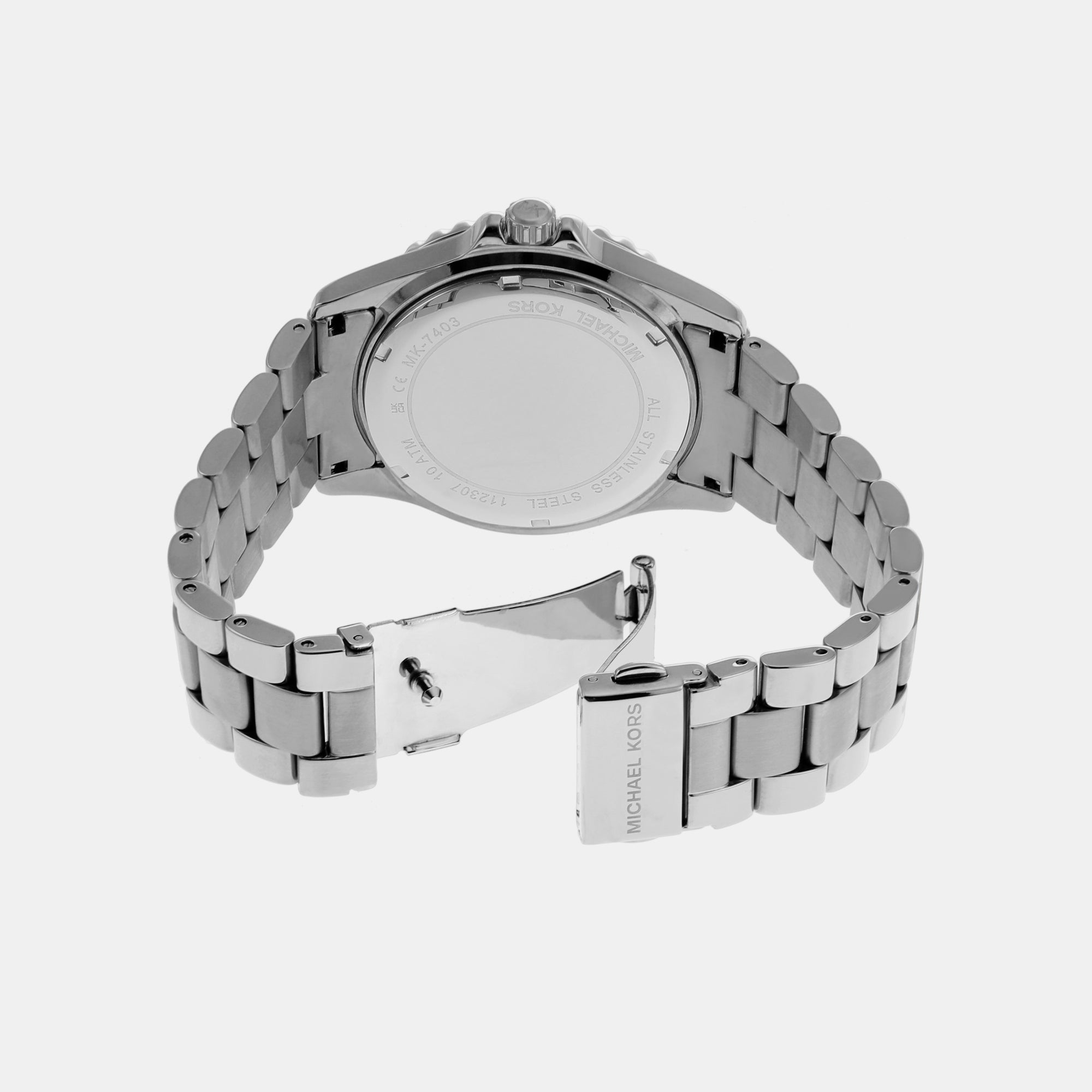 Female Everest Three-Hand Stainless Steel Watch MK7403 – Just In Time