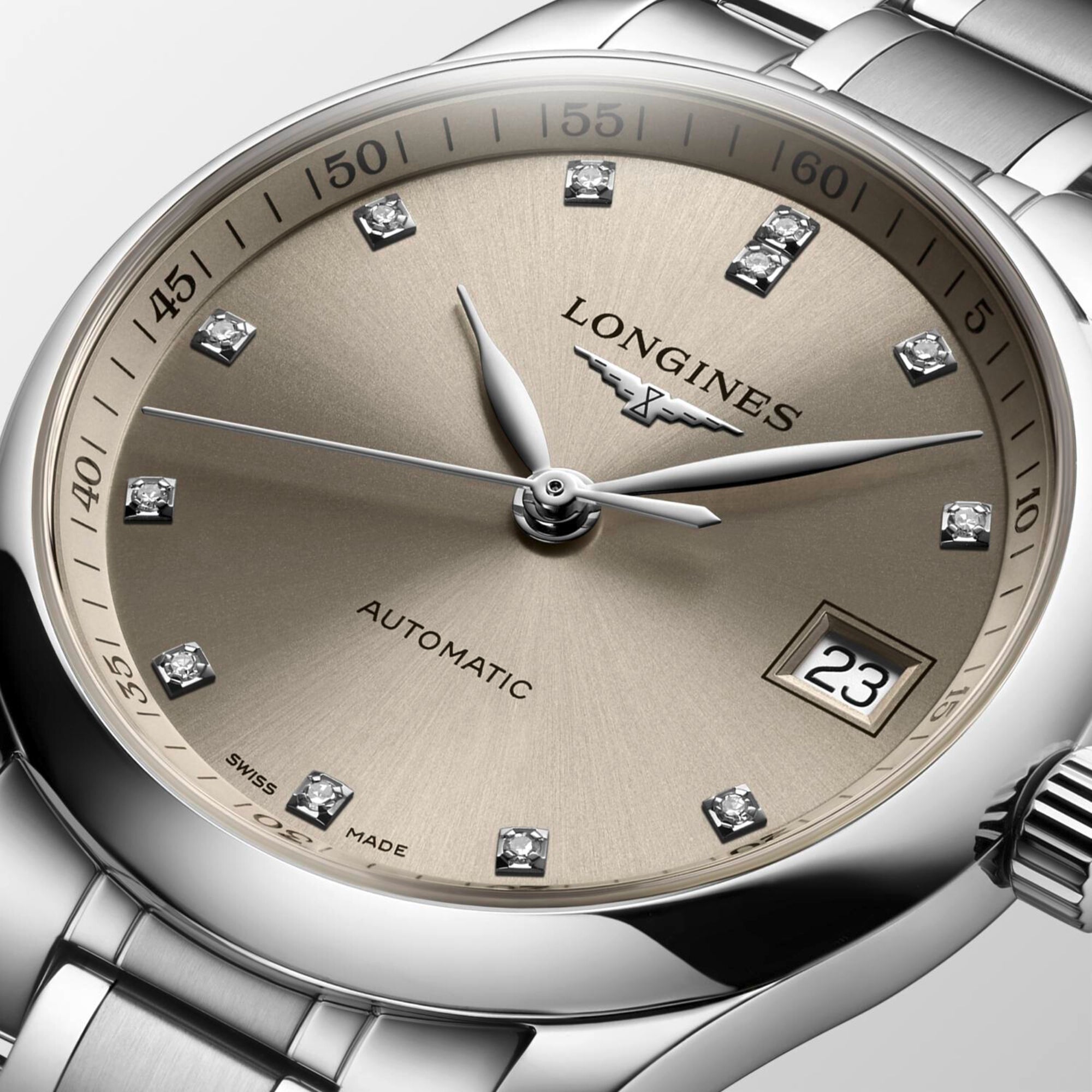 Longines Stainless Steel Grey watch