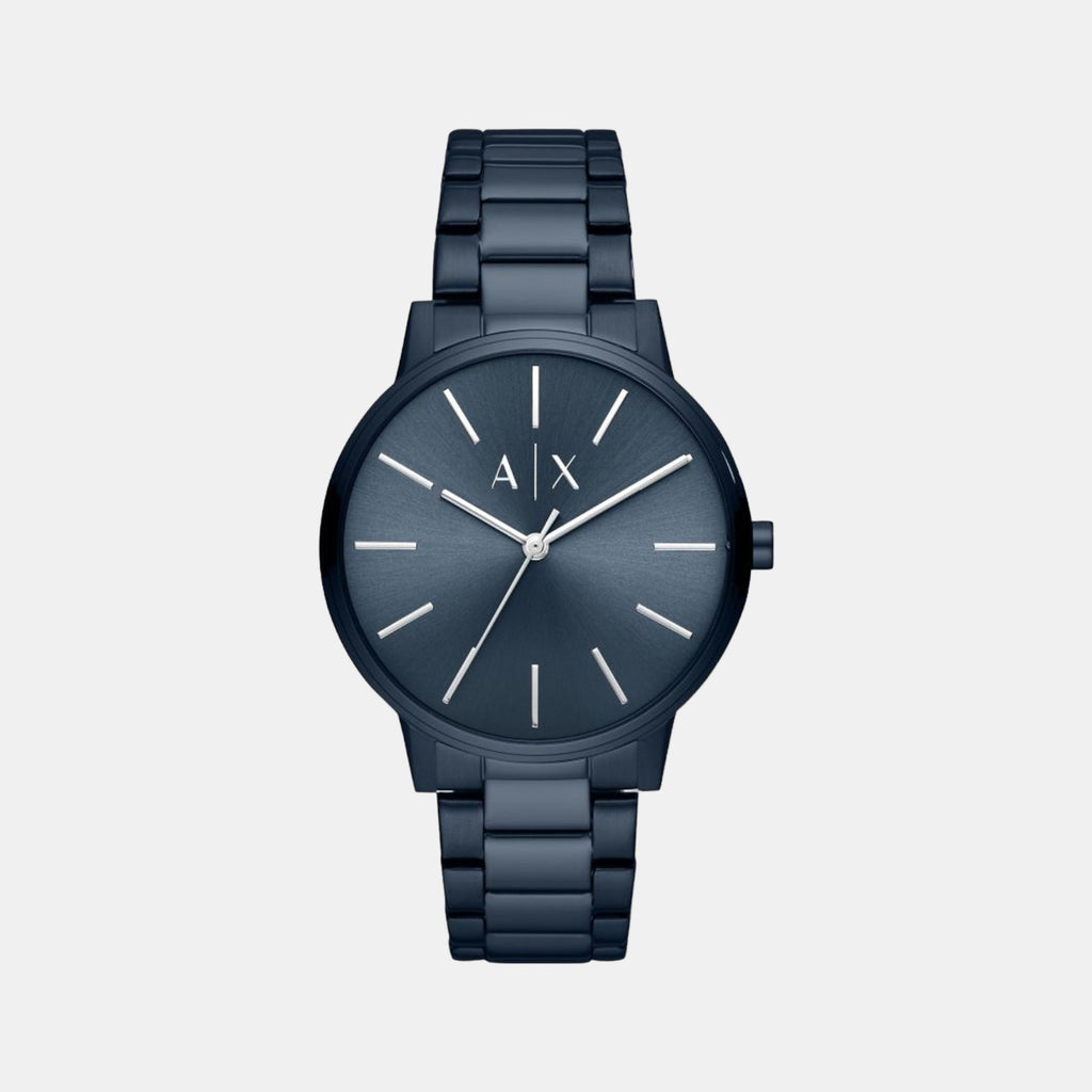 Armani Exchange Round Blue Analog watch