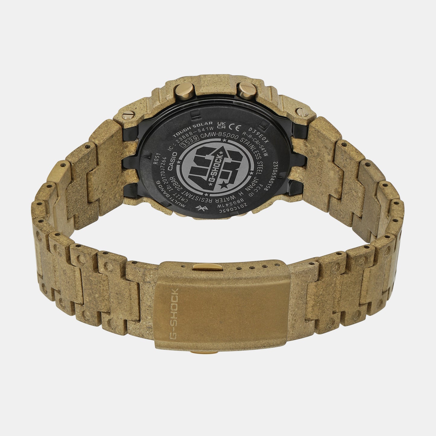 G-Shock Gold Men's Digital Stainless Steel Watch G1392 - GMW-B5000PG-9DR