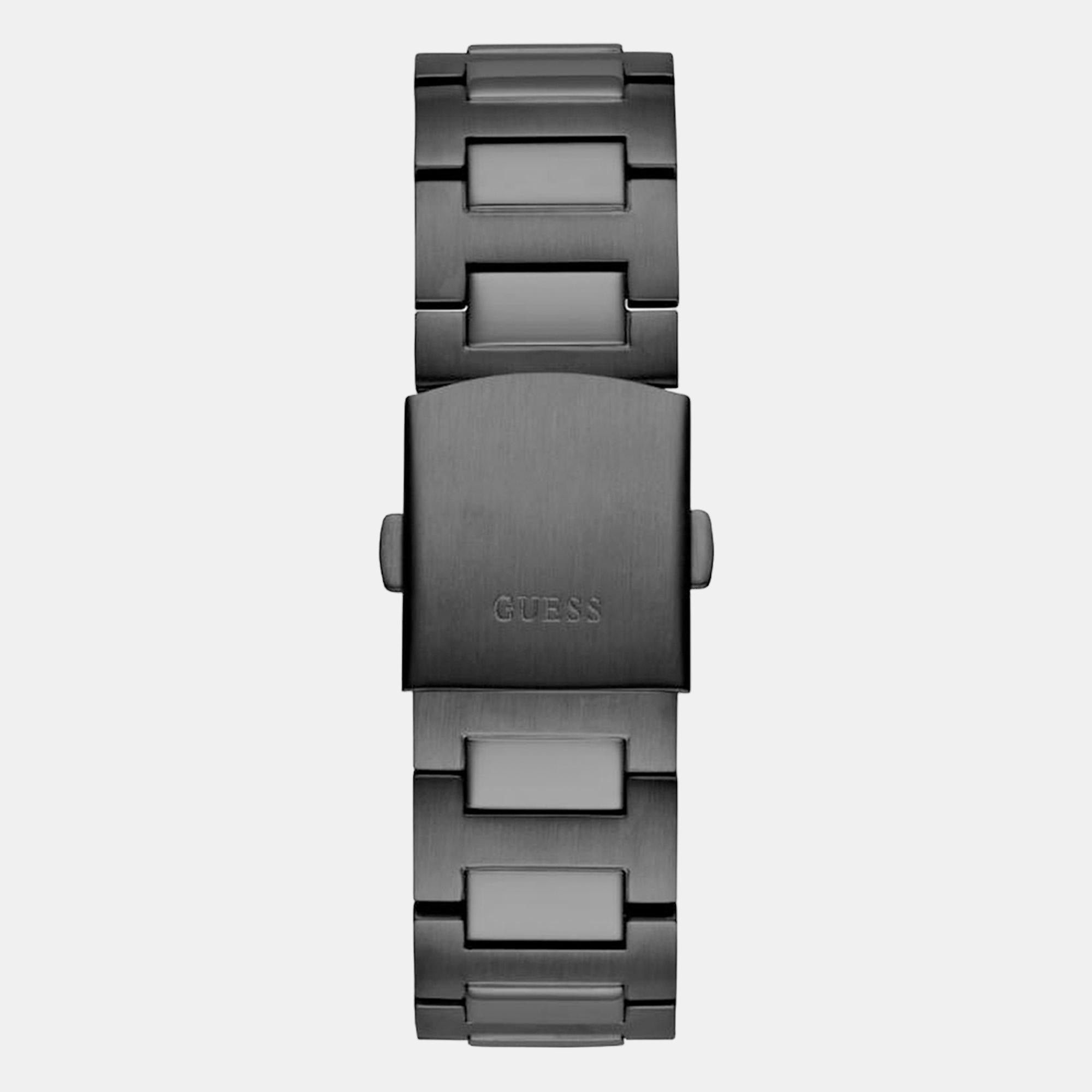 Headline Men Quartz Black Dial Chronograph Stainless Steel Watch GW0572G3