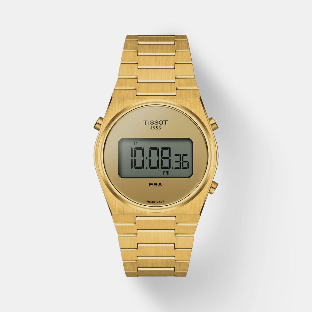 Tissot Tonneau Gold Digital watch