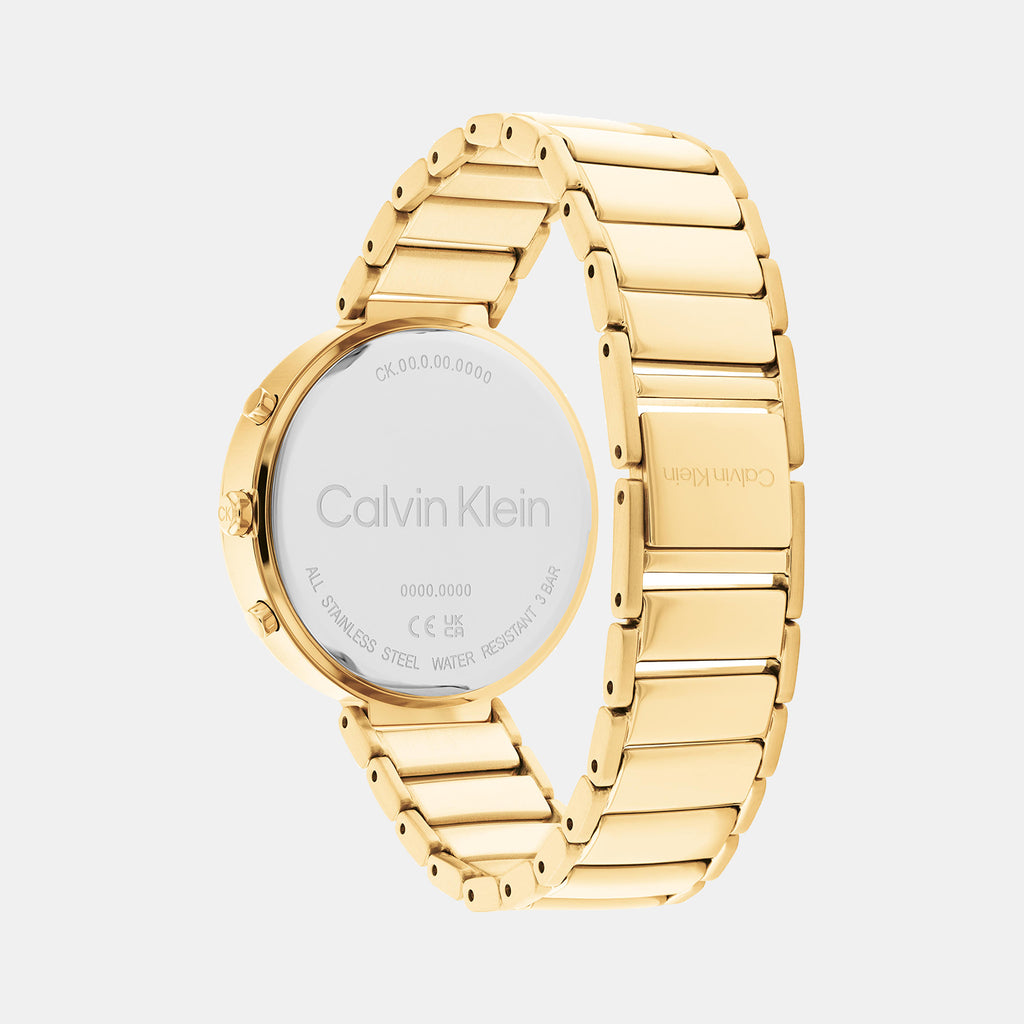 Calvin Klein Women Round White watch