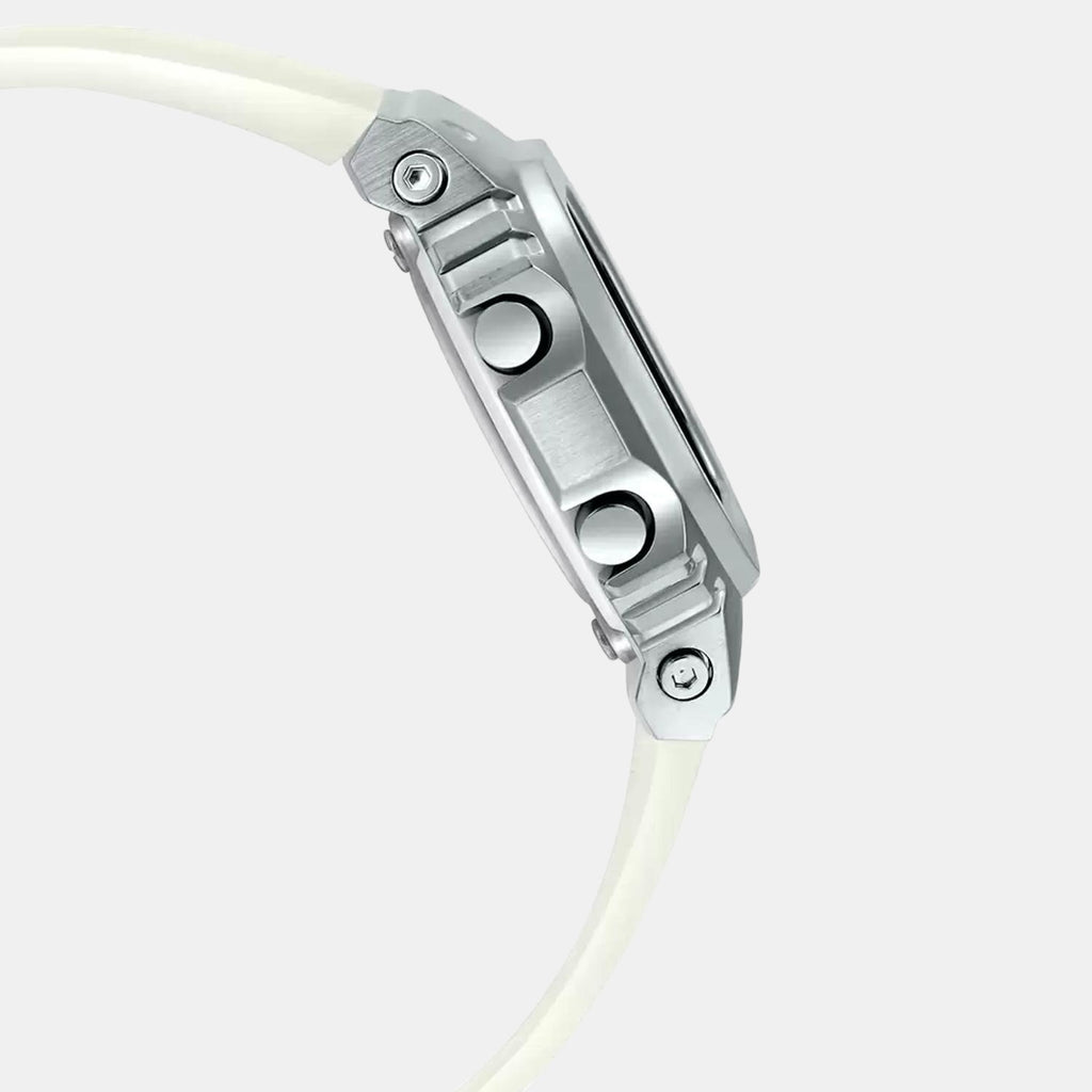 G-Shock Women Quartz White Dial Digital Resin Watch G1104