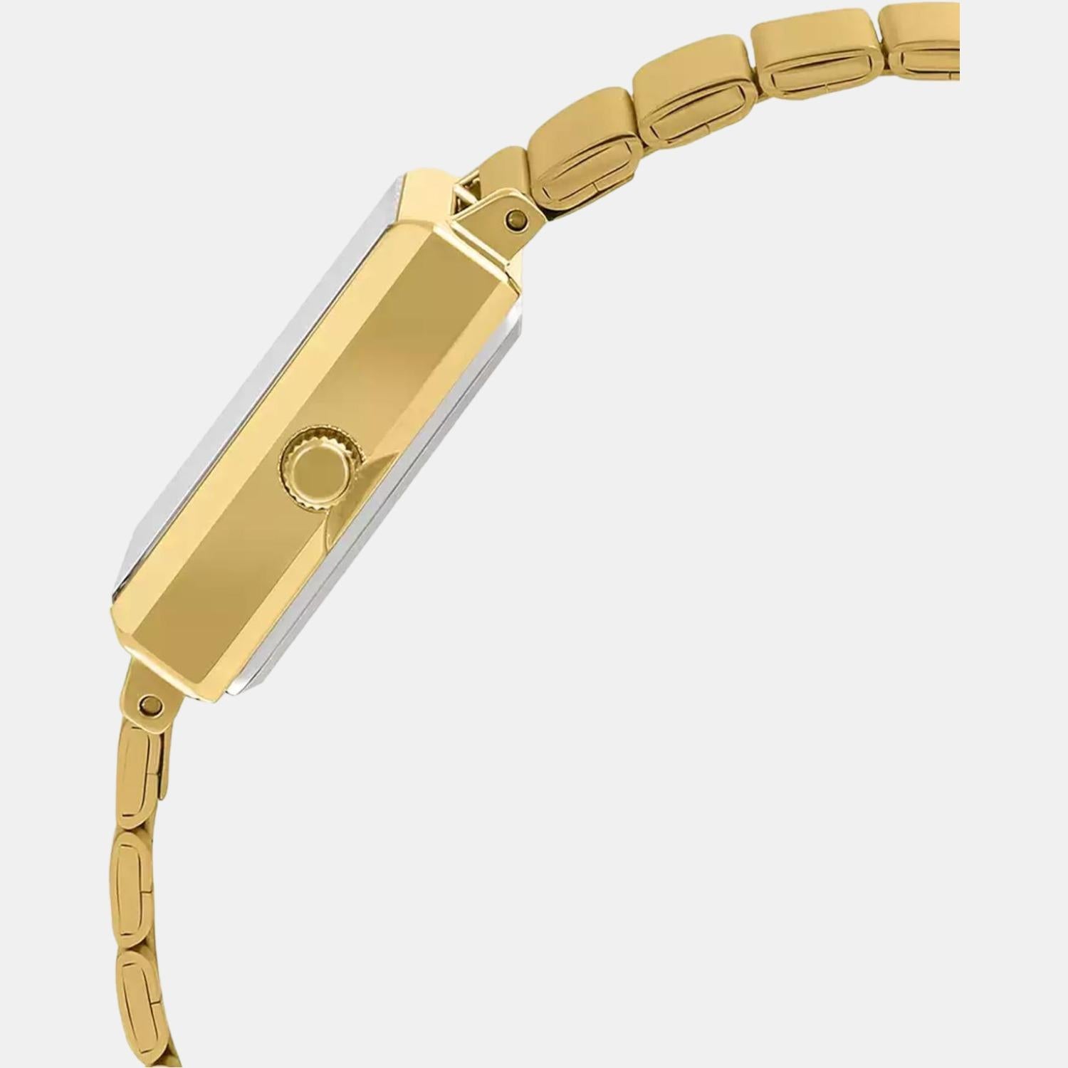 Casio Women Square Gold watch