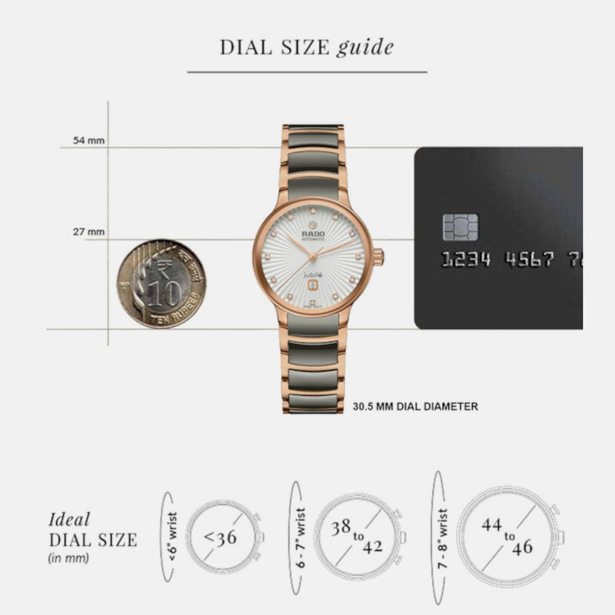 Rado Round Automatic Analog Unisex watch