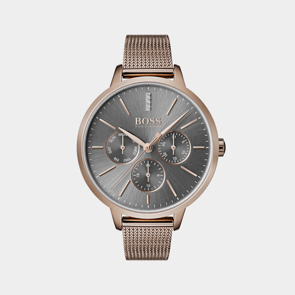 Boss Round Grey Chronograph watch