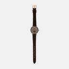 Women Quartz Brown Dial Analog Leather Watch AR11565