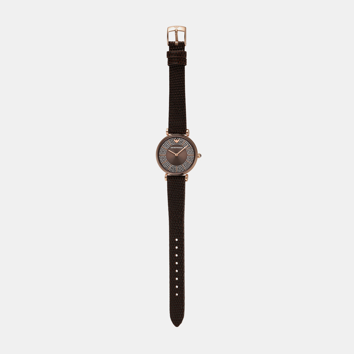 Women Quartz Brown Dial Analog Leather Watch AR11565
