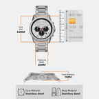 Armani Exchange 44 mm Silver Quartz watch