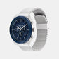 Male Blue Chronograph Mesh Watch 25200305