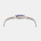 Ferragamo Women Round Blue watch