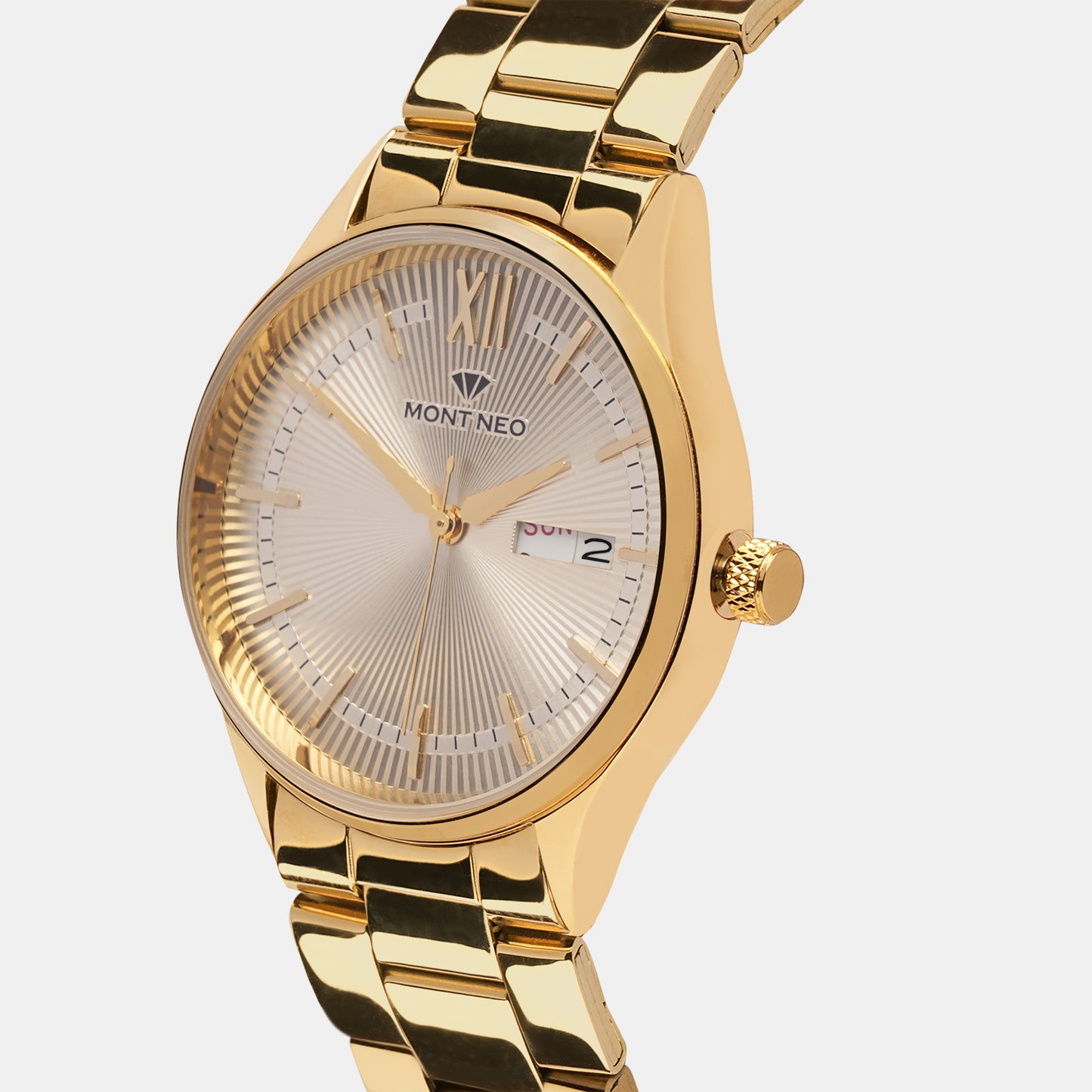 Timeless Gold Analog Men Stainless Steel Watch 8007T-M2203