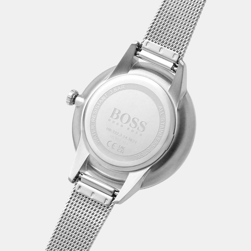 Boss 38 mm Silver Quartz watch