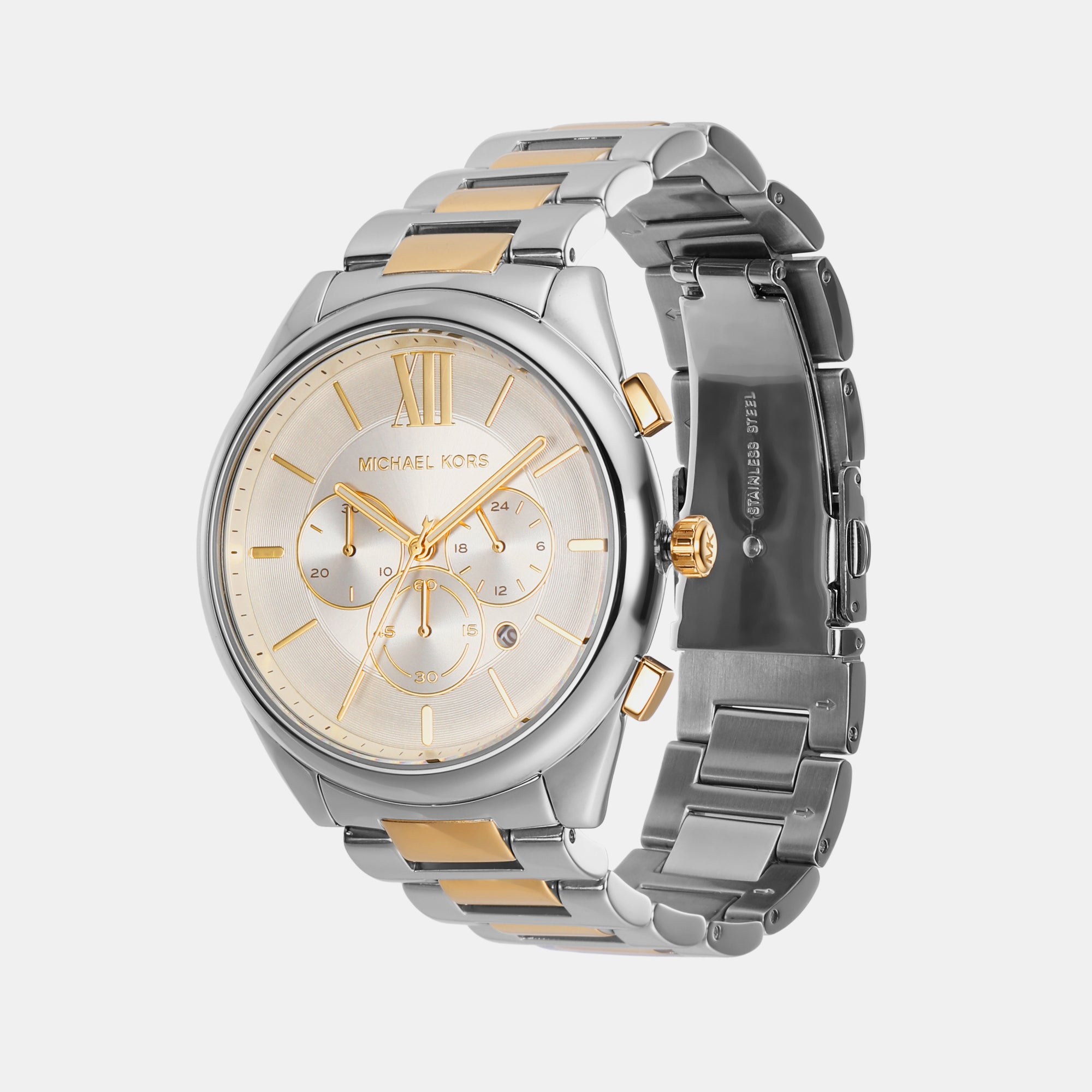 Michael Kors Men Round Silver watch