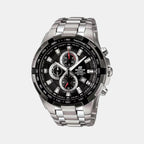 Casio Round Black Chronograph watch