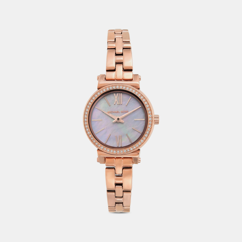 Michael Kors Round Mother Of Pearl Analog watch