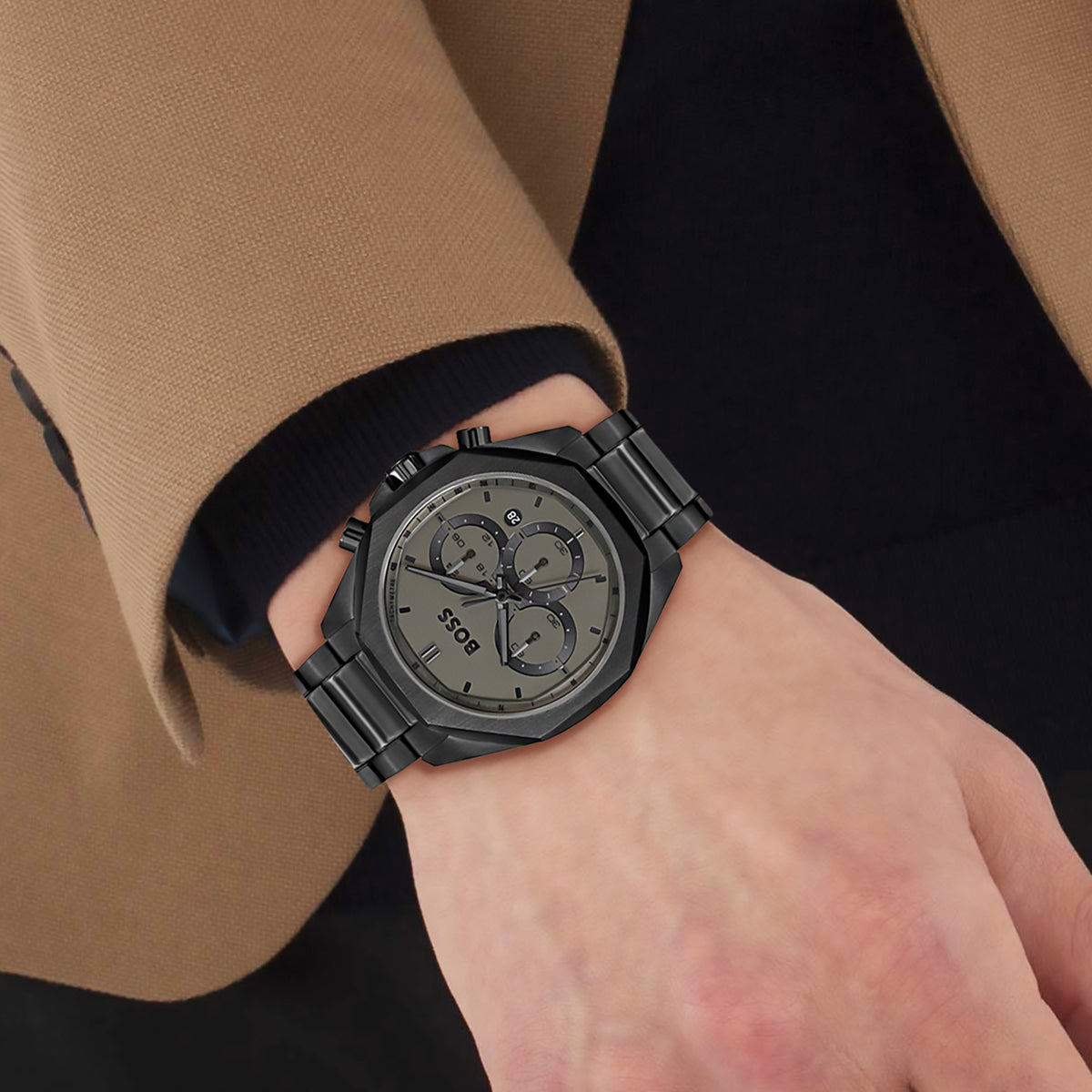 Boss 44 mm Round Quartz watch