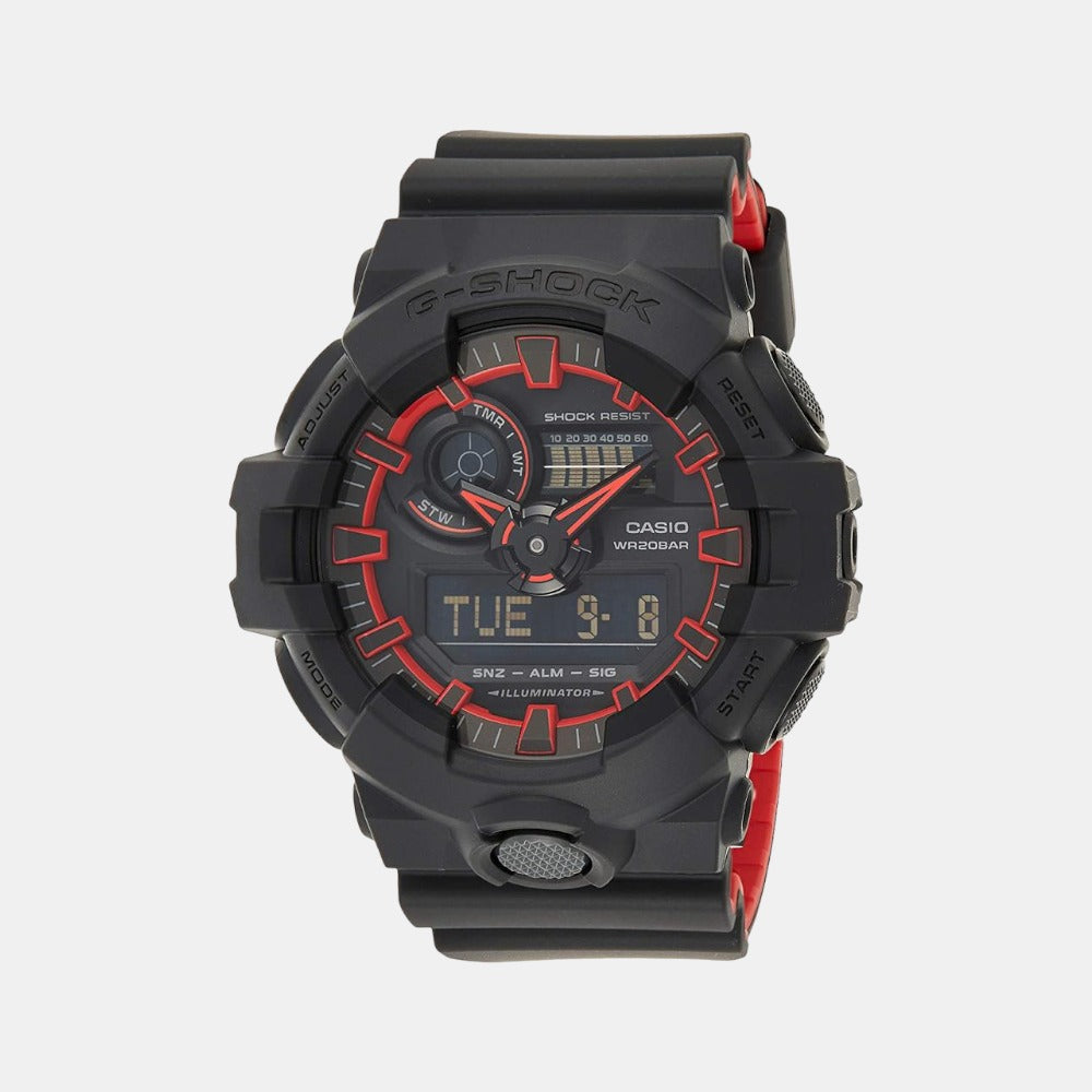 Casio Round Black Analog-Digital watch