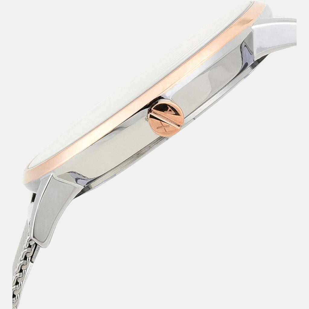 Armani Exchange Women Round Silver watch