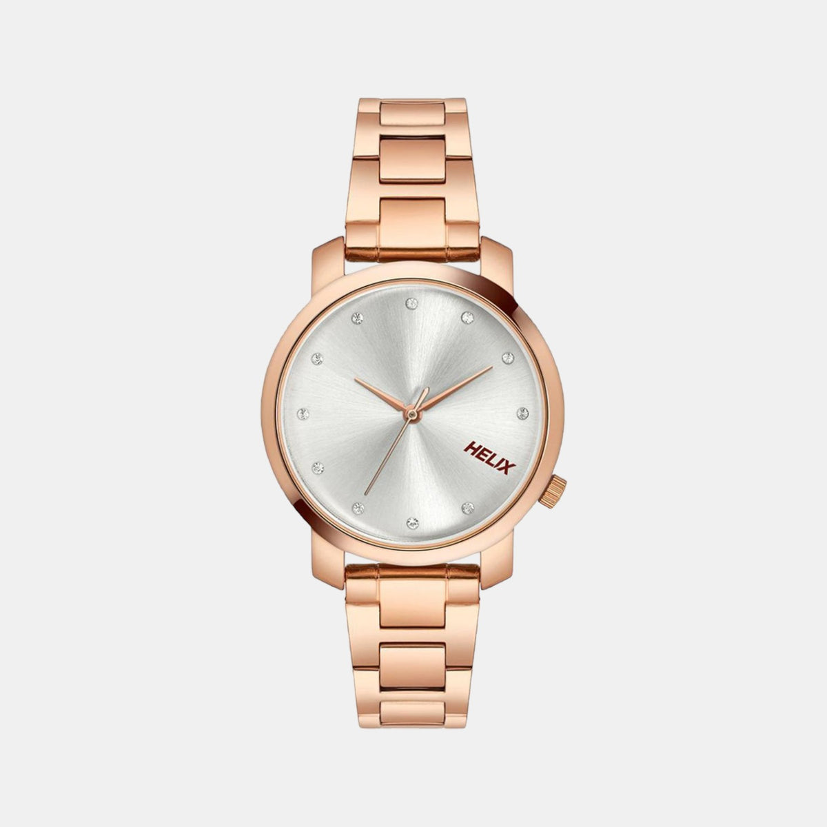 Helix Round Silver Analog watch