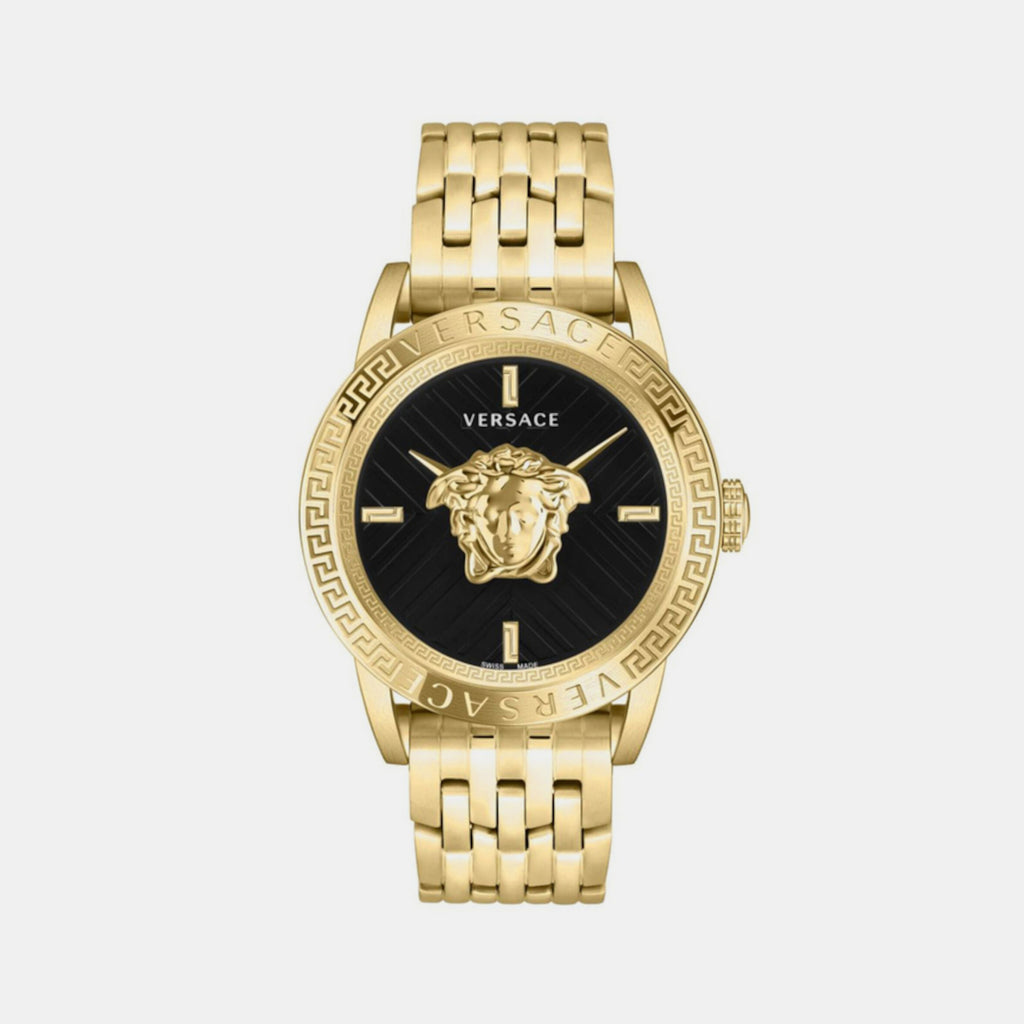 Versace Round Black Analog watch