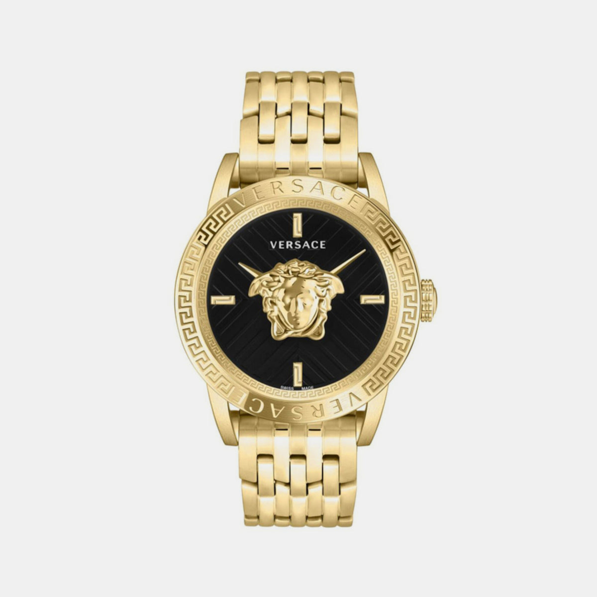 Versace Round Black Analog watch