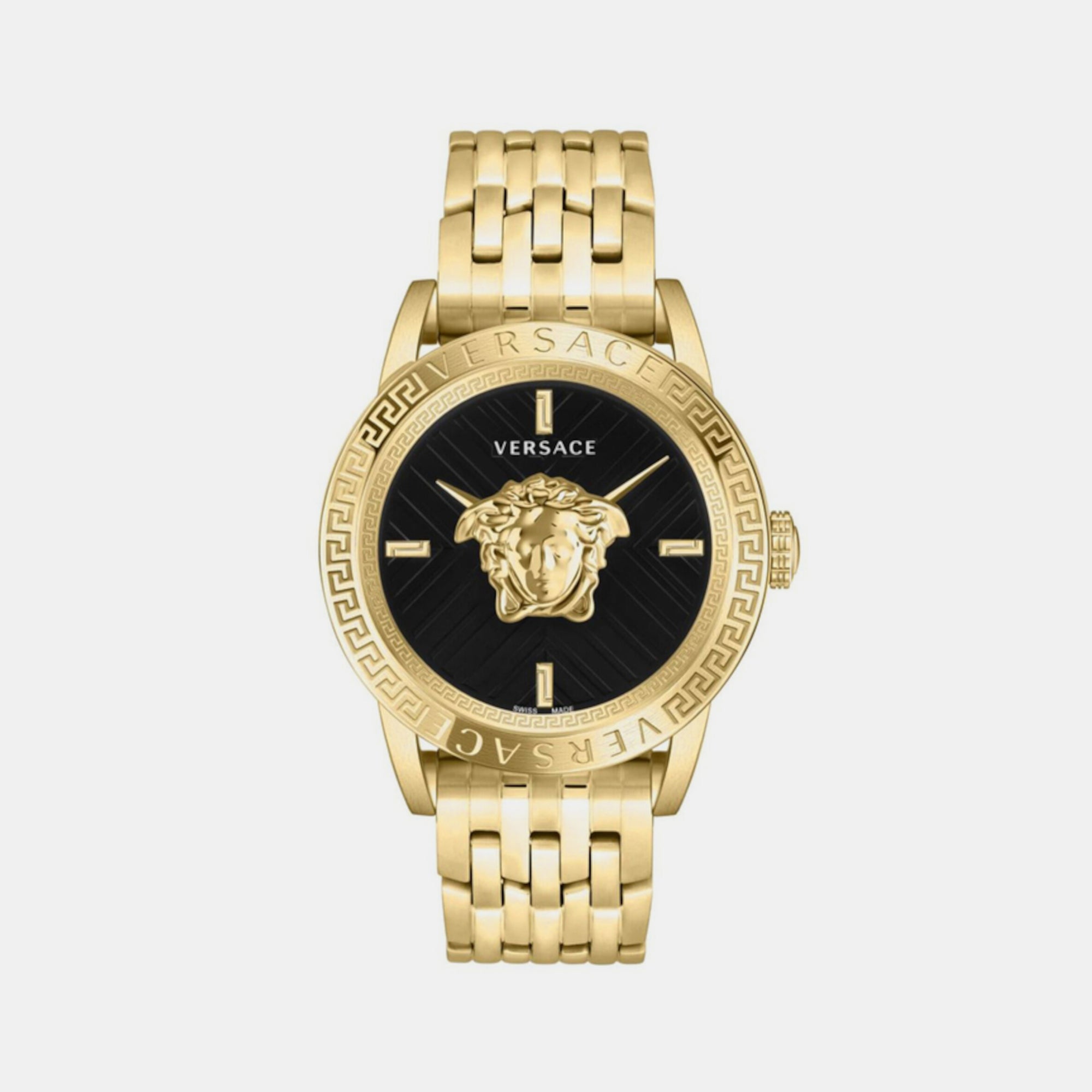 Versace Round Black Analog watch