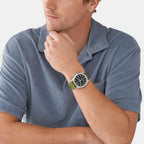 Fossil Men Round Black watch