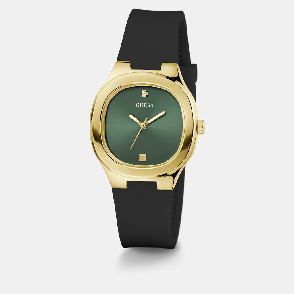 Guess Women Square Green watch