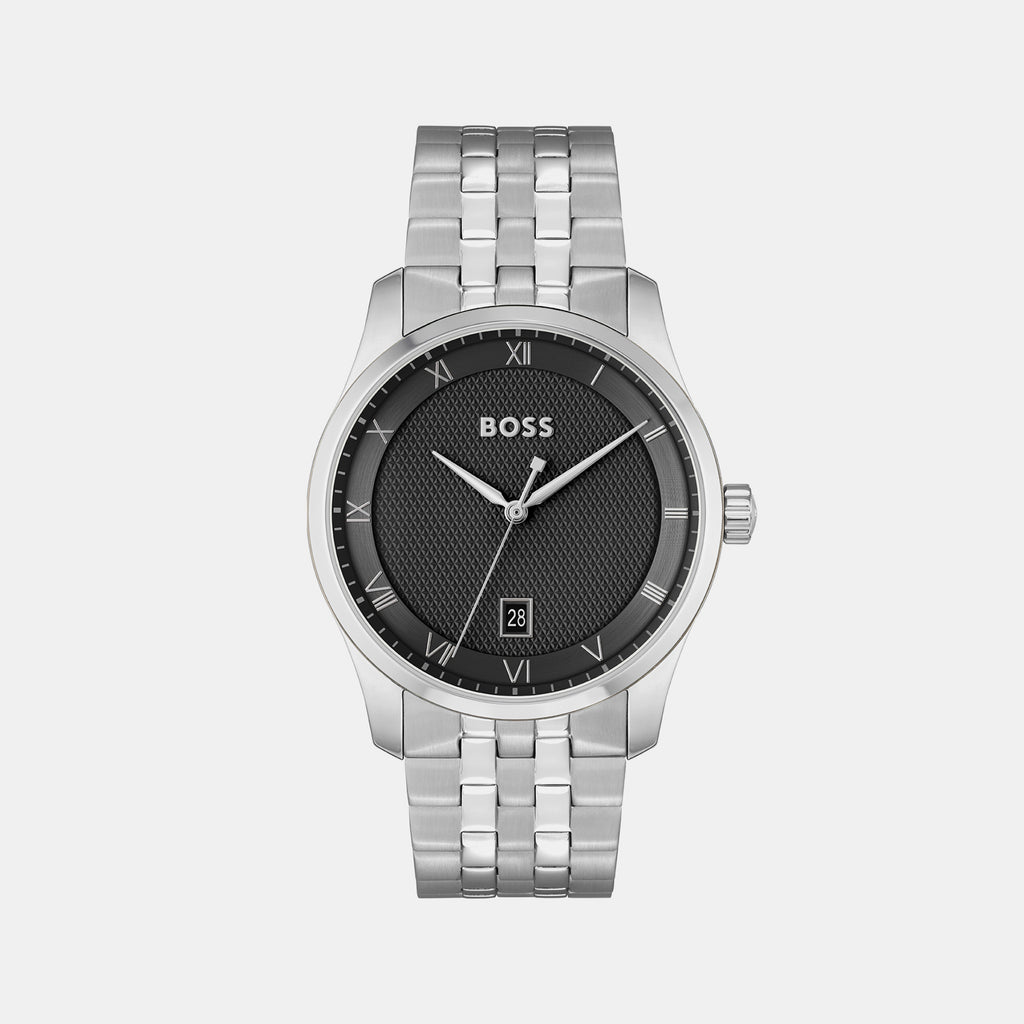 Boss Round Black Analog watch