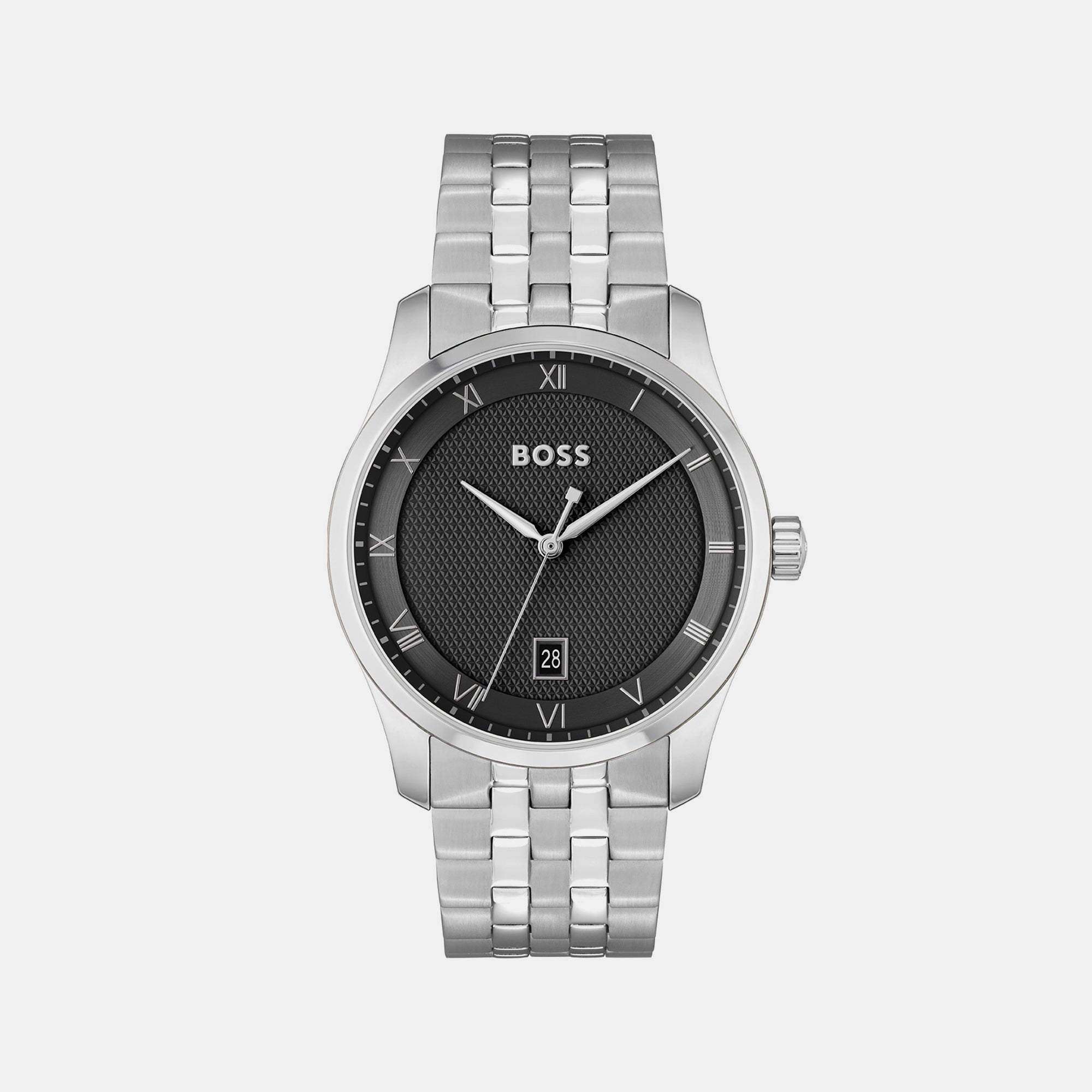 Boss Round Black Analog watch
