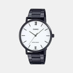 Casio Round White Analog watch